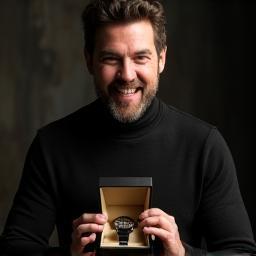 Customer Oliver unveiling watch box